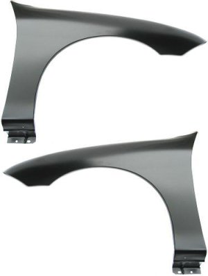 Front Fender Pair/Set for Chevrolet Cavalier 2000-2005, Right (Passenger) and Left (Driver), Primed (Ready to Paint), Replacement