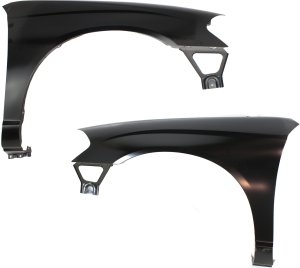 Front Fender Pair/Set for 2006-2007 Monte Carlo, Right (Passenger) and Left (Driver), Primed (Ready to Paint), Steel Replacement