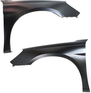 Front Fender Pair/Set for 2007-2010 CHRYSLER SEBRING, Right (Passenger) and Left (Driver), Primed (Ready to Paint), Suitable for Sedan/Convertible - Replacement