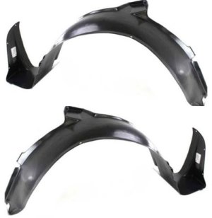 Front Fender Liner Pair/Set for Chevrolet Impala 2000-2005, Right (Passenger) and Left (Driver) Side Replacement