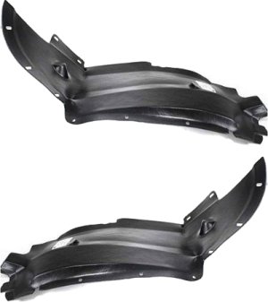 Front Fender Liner for Chevrolet Cavalier 2003-2005, Front Section, Right (Passenger) and Left (Driver) Replacement Pair/Set