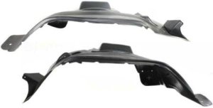 Front Fender Liner Pair/Set for GMC Envoy 2002-2009, Right (Passenger) and Left (Driver) Side Replacement