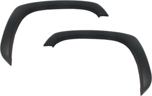 Front Wheel Opening Molding Pair/Set for Chevrolet Silverado 1500 (1999-2006), Includes 2007 Classic, Textured, Right (Passenger) and Left (Driver) Replacement