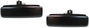 Front Door Handle Pair/Set for Chevrolet Astro/Safari 1992-1995 and Lumina APV 1990-1996, Right (Passenger) and Left (Driver) Included, Outside, Smooth Black Replacement