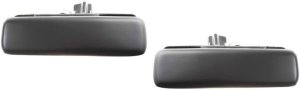 Front Door Handle Pair/Set for Chevrolet Astro/Safari (1985-2005), Trans Sport (1990-1996) - Includes Right (Passenger) and Left (Driver) Handles, Outside, Black, Replacement