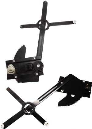 Manual Front Window Regulator Pair/Set for Chevrolet/GMC C/K Suburban, 1977-1991, Right (Passenger) and Left (Driver) Replacement