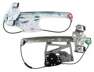 Power Window Regulator Set for 2000-2005 Cadillac Deville, Front and Rear Right (Passenger) Side, Without Motor, Replacement
