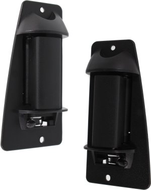 Rear Exterior Door Handle Pair/Set for Chevrolet Silverado/GMC Sierra 1999-2007, Right (Passenger) and Left (Driver), Textured Black, Extended Cab, Includes 2007 Classic Replacement