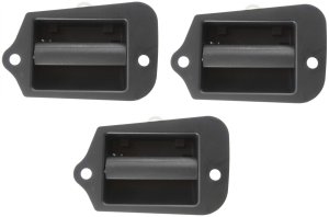 Rear Interior Door Handle Set for GMC S10 (1995-2003) and Sonoma (1996-2003), 3-Door, Extended Cab Pickup, Replacement