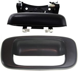 Tailgate Handle and Bezel Set for Chevrolet Silverado/Sierra, Textured, Replacement Set for 1999-2007 Models