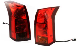 Tail Light Assembly Pair/Set for 2004-2007 Cadillac CTS, Right (Passenger) and Left (Driver) Sides, Replacement From 1-4-2004