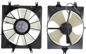Radiator Fan Assembly Set for Acura TL 2004-2008, Set of 2, Replacement