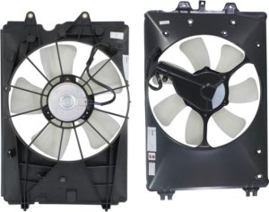 A/C and Radiator Fan Shroud Assembly Set for 2015 Honda Pilot, Replacement Part