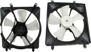 Radiator and A/C Condenser Fan Assembly Set for Lexus Solara 2000-2003, ES300 1999-2001 Replacement