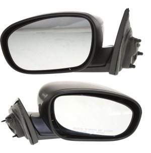 Power Heated Manual Folding Mirror Pair/Set for Dodge Charger 2006-2010 and Chrysler 300 2005-2010, Right (Passenger) and Left (Driver), Paintable Replacement
