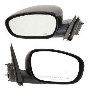 Mirror Pair/Set for Dodge Charger (2006-2010) and Chrysler 300 (2005-2010), Right (Passenger) and Left (Driver), Power Controlled, Non-Folding, Heated, Textured Finish Replacement