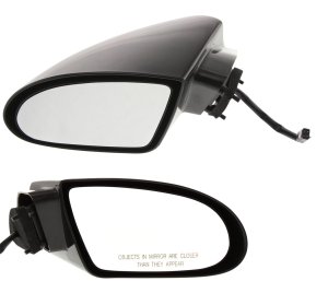 Power Mirror Pair/Set for 1993-2002 Chevrolet Camaro, Right (Passenger) and Left (Driver) Side, Non-Folding, Non-Heated, Paintable Replacement