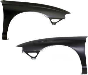 Front Fender Pair/Set for Chevrolet Monte Carlo 2000-2005 Right (Passenger) and Left (Driver), Primed (Ready to Paint) Replacement