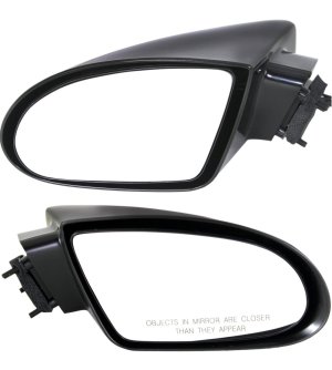 Manual Adjust Mirror Pair/Set for Chevrolet Camaro 1993-2002, Right (Passenger) and Left (Driver), Non-Folding, Non-Heated, Paintable Replacement