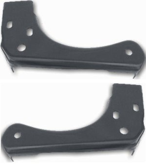 Front Bumper Bracket Pair/Set for Dodge Ram Full Size Pickup 1997-2002, Inner, Right (Passenger) and Left (Driver), Old Body Style, Replacement