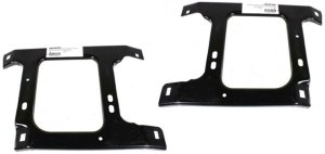Front Bumper Bracket Support Pair/Set for 2002-2009 Full Size Dodge Pickup, Right (Passenger) and Left (Driver) Side, Replacement