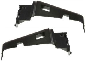 Front Bumper Bracket Side Support Pair/Set for Dodge RAM Full Size Pickup 2002-2009, Right (Passenger) and Left (Driver), Replacement