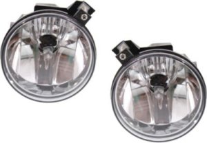 Front Fog Light Assembly for 2001-2004 Dodge Dakota, 2001-2003 Durango, Right (Passenger) and Left (Driver), Replacement Set