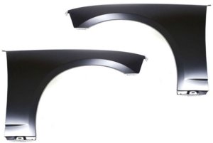 Front Fender Pair/Set for 2006-2010 Dodge Charger, Right (Passenger) and Left (Driver), Primed (Ready to Paint), Steel, USA Built Vehicle, Replacement