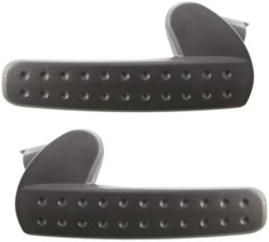 Interior Door Handle Pair/Set for Dodge Full Size Pick Up 1500 (2002-2009), 2500/3500 (2003-2009), Front or Rear, Right (Passenger) and Left (Driver) Replacement