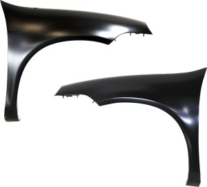 Front Fender Pair/Set for 2000-2005 Dodge Neon, Right (Passenger) and Left (Driver), Primed (Ready to Paint) Replacement