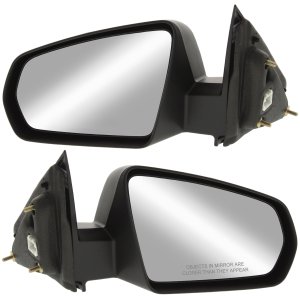 Mirror Pair/Set for 2008-2014 Avenger, Power, Non-Folding, Non-Heated, Paintable, Right (Passenger) and Left (Driver), Dodge Replacement