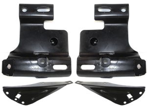Front Bumper Bracket for Ford Ranger 2001-2005, Right (Passenger) and Left (Driver), Pair/Set of 4, Excludes STX Model, Replacement Pair/Set