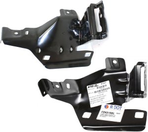Front Bumper Inner Bracket Pair/Set for Ford F-150 (2004-2008) Consisting of Right (Passenger) and Left (Driver) Bracket Replacement