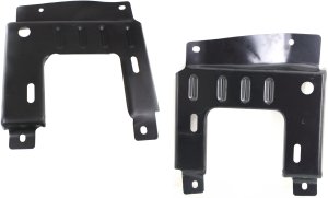 Front Bumper Bracket Plate Mounting Pair/Set for Ford F-150 2004-2006, Right (Passenger) and Left (Driver) Replacement