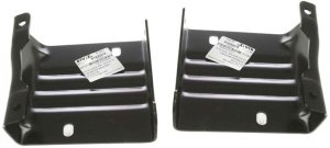 Front Bumper Bracket Pair/Set for 1992-2007 Ford Econoline Van, Right (Passenger) and Left (Driver) Side Replacement