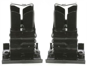 Front Bumper Bracket Absorber Impact Pair/Set for Ford Mustang 1994-1998, Right (Passenger) and Left (Driver) Replacement