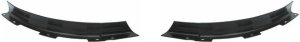 Front Bumper Filler Pair/Set for Ford F-Series 1997-2004 Right (Passenger) and Left (Driver) Replacement - Fits F-150, F-250, F-350, F-450, F-550.