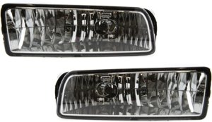 Front Fog Light Assembly for 2003-2006 Ford Expedition, Right (Passenger) and Left (Driver), Compatible up to 12-01-03, Replacement Pair/Set