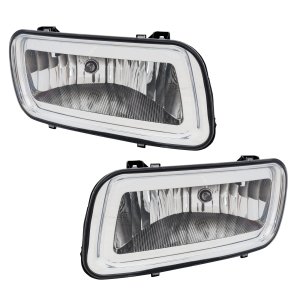 Front Fog Light Assembly for Ford F-150 2004-2006, Right (Passenger) and Left (Driver), Without Bracket, Up to August 8, 2005 - Replacement Pair/Set