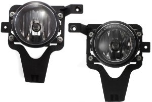 Pair/Set - Factory Installed Front Fog Light Assembly for Ford Focus 2005-2007, Right (Passenger) and Left (Driver), Replacement