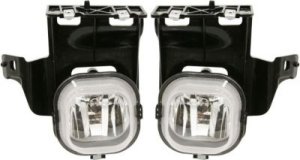 Front Fog Light Assembly Pair/Set for 2006-2007 Ford Ranger, Factory Installed, Right (Passenger) and Left (Driver), Excluding STX Model, Replacement