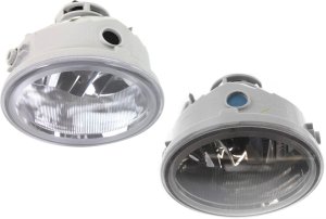 Front Fog Light Assembly for Ford F-150 2006-2010, Lincoln Mark LT 2006-2008, Right (Passenger) and Left (Driver), w/ Clear Trim, Replacement Pair/Set