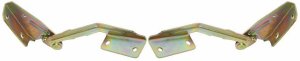 Hood Hinge Pair/Set for Ford Focus 2000-2011, Includes Right (Passenger) and Left (Driver) Hinges, Replacement Part