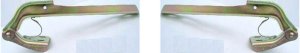 Hood Hinge Pair/Set for 1987-1997 Ford F-Series, Right (Passenger) and Left (Driver), Replacement Part F-150, F-250, F-350, F-450
