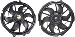 Radiator Fan Assembly Pair/Set for Ford Taurus 1996-2007, Right (Passenger) and Left (Driver) Pair/Set of 2 Replacement