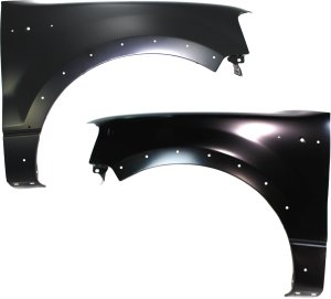 Front Fender Pair/Set for Ford F-150 2004-2006, Right (Passenger) and Left (Driver), Primed (Ready to Paint), Replacement