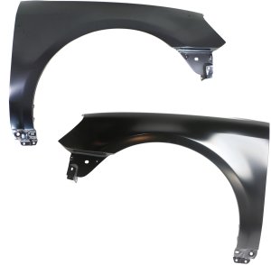 Front Fender Pair/Set for Ford Five Hundred 2005-2007, Right (Passenger) and Left (Driver), Primed (Ready to Paint), Replacement