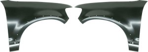 Front Fender Pair/Set for Ford Explorer/Explorer Sport Trac 2007-2010, Right (Passenger) and Left (Driver), Primed (Ready to Paint), Replacement