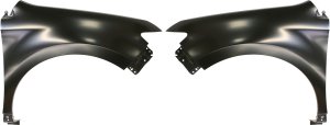 Front Fender Primed (Ready to Paint) Steel Pair/Set for Ford Edge 2007-2010, Right (Passenger) and Left (Driver) Sides, Replacement