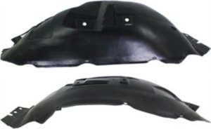 Front Fender Liner Pair/Set for Ford Explorer Sport Trac 2001-2005, Right (Passenger) and Left (Driver) Replacement